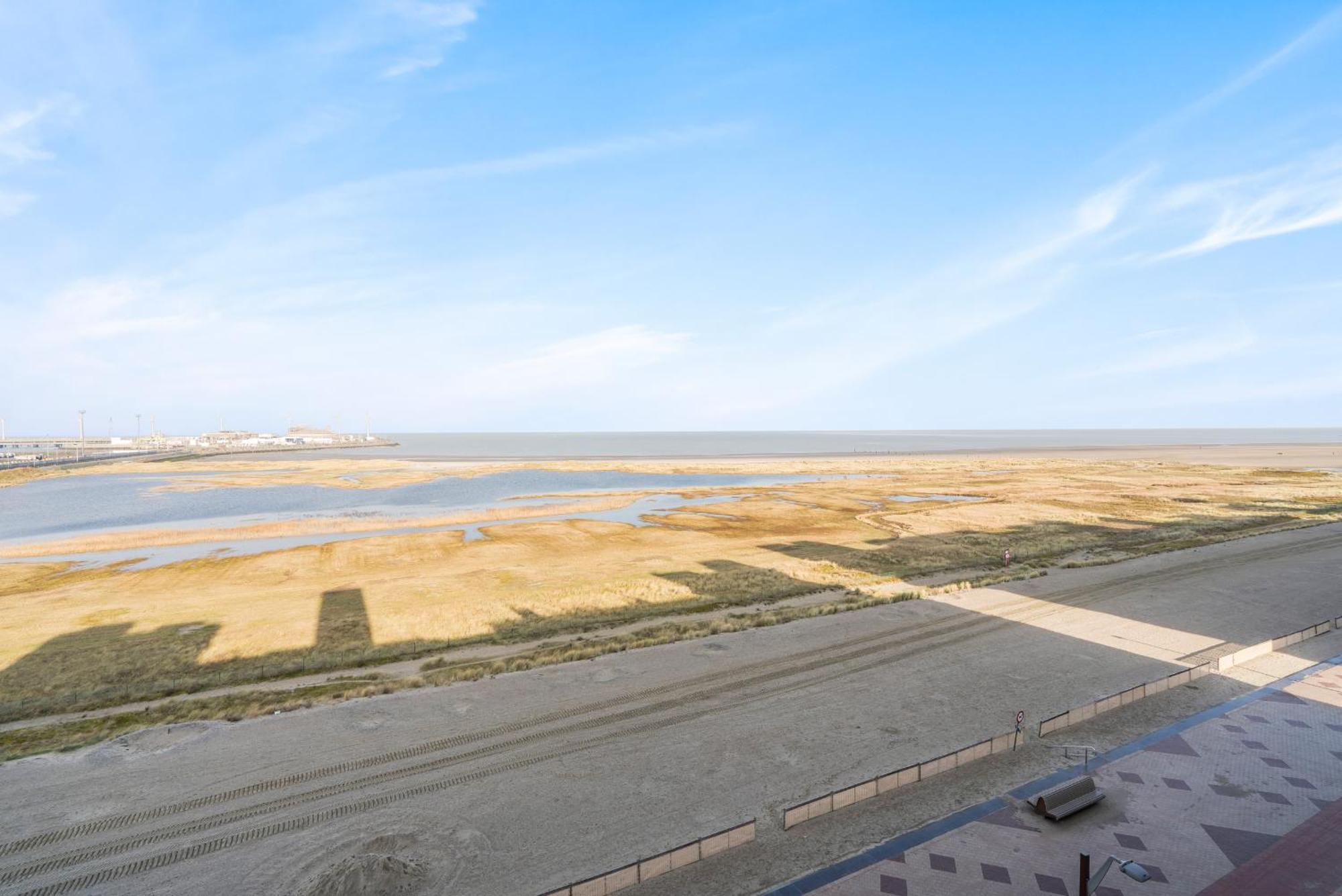 Ontspannen Aan Zee App Met Frontaal Zeezicht - 4P Knokke-Heist Dış mekan fotoğraf