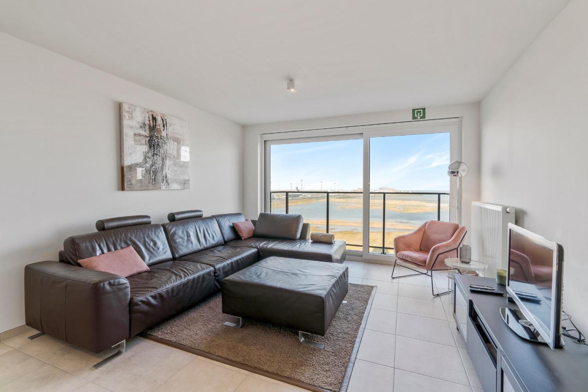 Ontspannen Aan Zee App Met Frontaal Zeezicht - 4P Knokke-Heist Dış mekan fotoğraf